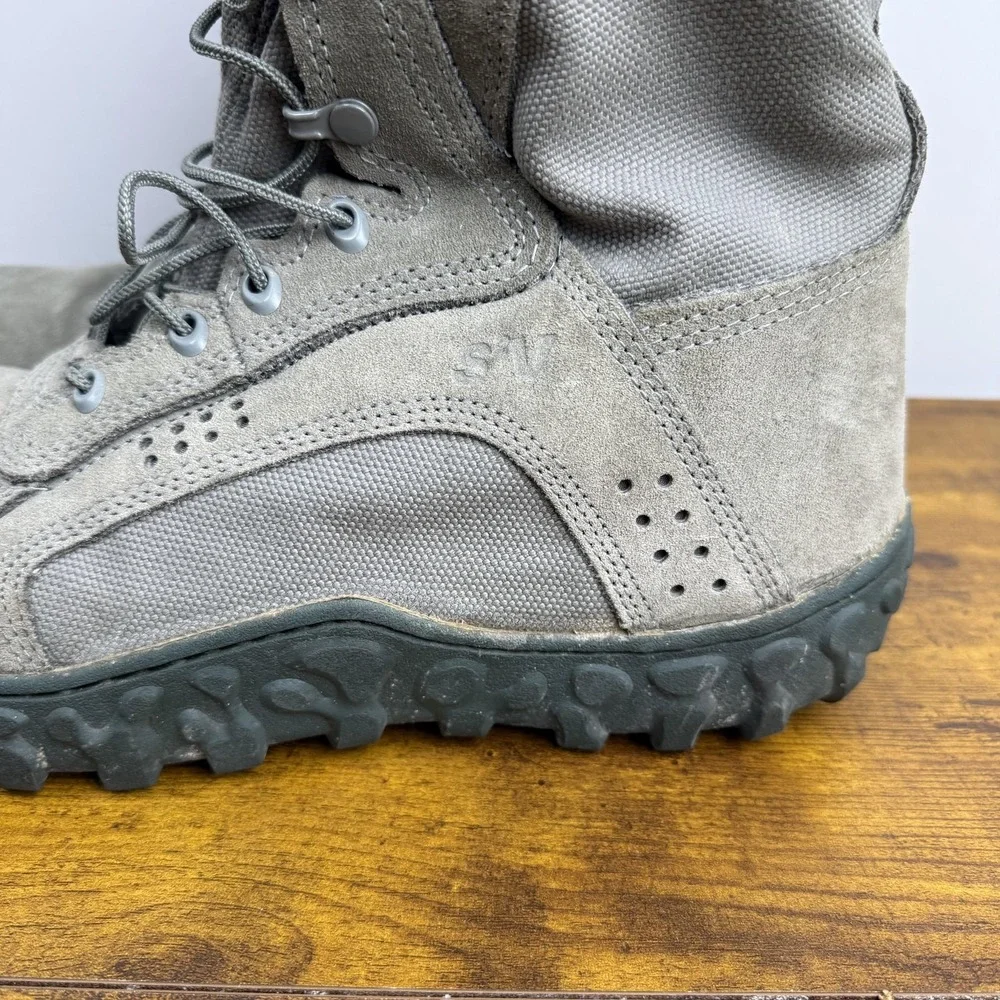 Rocky S2V Special Ops Boots Mens Size 13 Gray Suede Combat Tactical Vibram